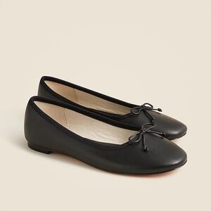 J Crew Andi ballet flats in leather CH265